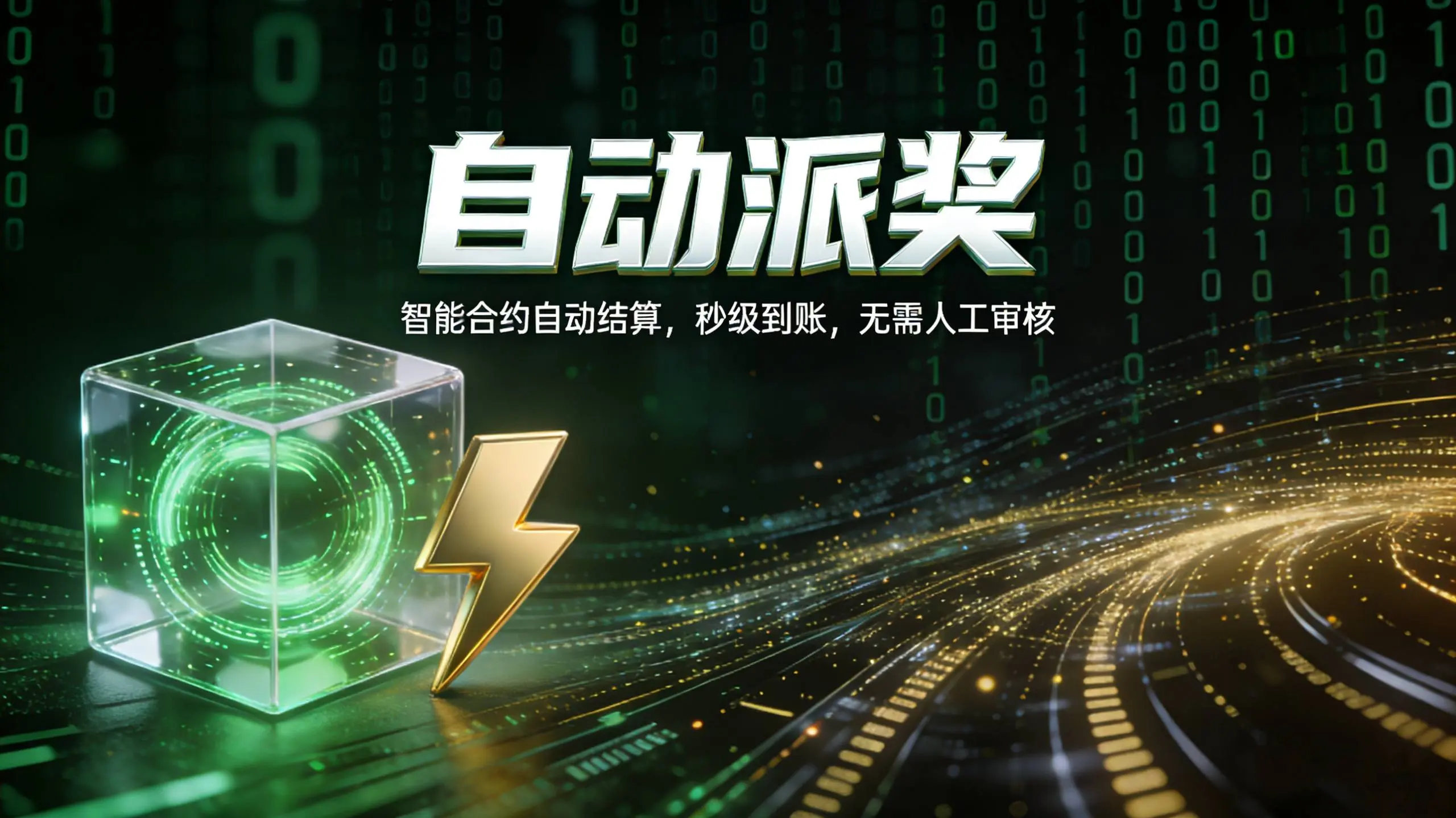 自动派奖 - 智能合约自动结算，秒级到账